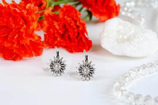 Floral earrings DIVUS divuscreations