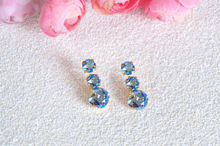 Earrings made with Swarovski Crystals 