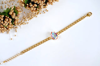 Bracelet made with Swarovski crystals divuscreations india 