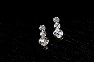 Earrings made with Swarovski crystals from DIVUS