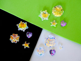 Divus Bag charms made with Swarovski crystals