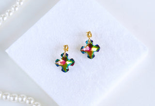 Affordable earrings made with Swarovski crystals India 