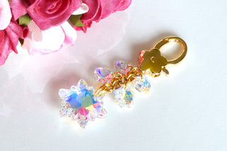 Divus Bag charms made with Swarovski crystals