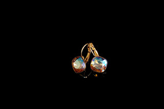 Fiery earrings gold plated divus India