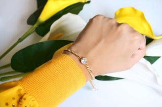 Swarovski studded bracelet DIVUS