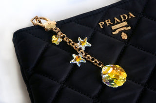 Bag charms from Divus made with Swarovski crystals