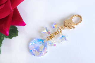 Divus Bag charms made with Swarovski crystals