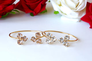 Bangles crafted with Swarovski crystals divuscreations India 