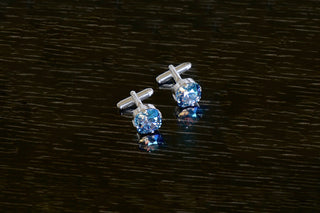 Sparkling crystal cufflinks for the man in your life DIVUS