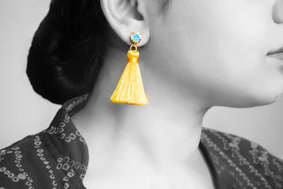 Beautiful tassel earrings divuscreations india 